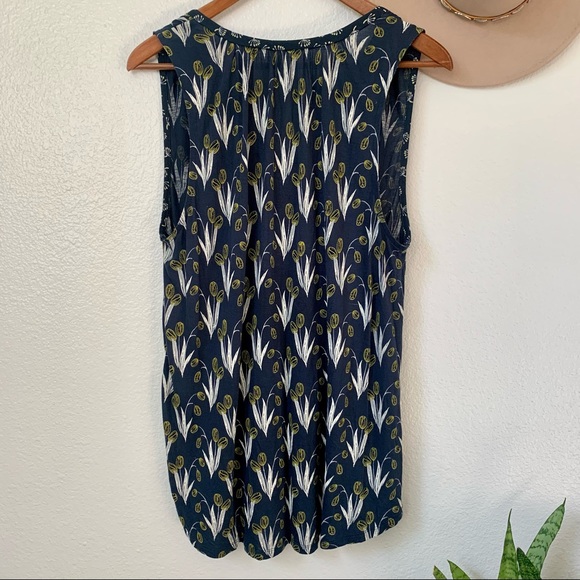 LOFT Sleeveless Button Blouse - Picture 9 of 15